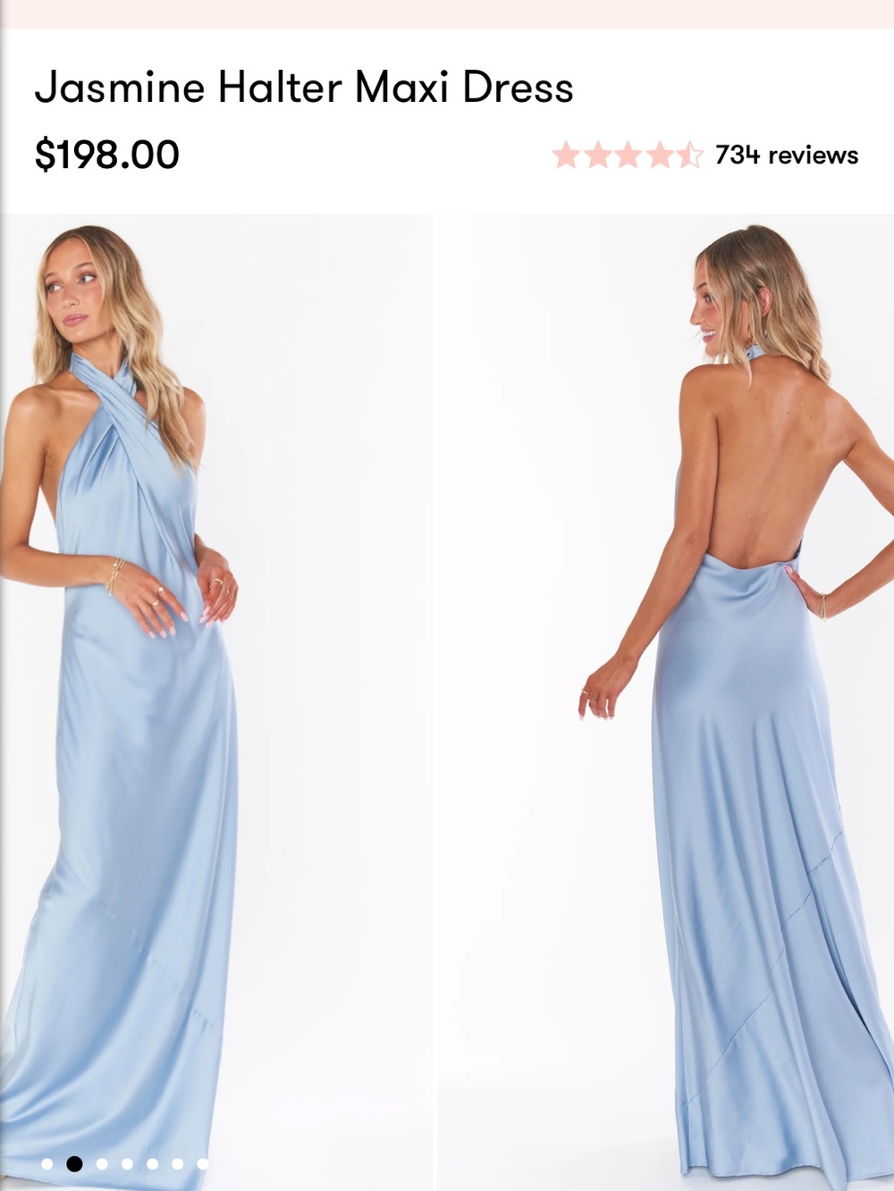 Show Me Your MuMu Jasmine Halter Dress